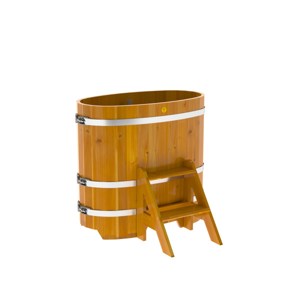 Купель овальная BentWood из лиственницы 0,59x1,06