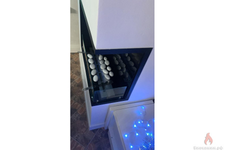 Угловой встраиваемый биокамин Firezo L'angolo Destro 800