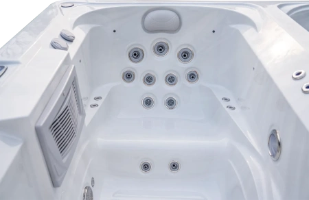 Гидромассажный бассейн с ледяной и горячей чашами Lovia IcyFlame